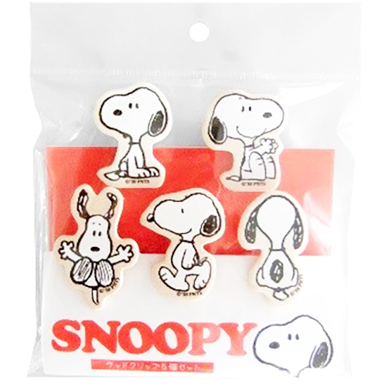 Snoopyの可愛らしいクリップセットステーショナリー雑貨が入荷致しました