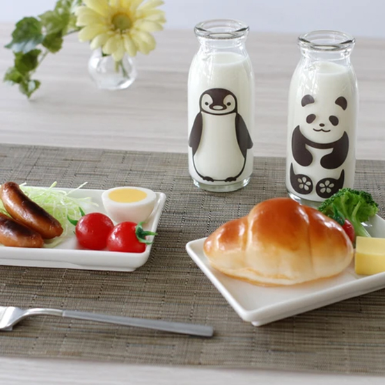 温度で変化ミルクボトル 牛乳 ペンペン パンダ君 Day S Free